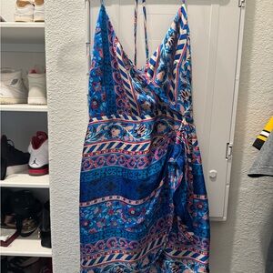 Zara Multicolor Patterned Dress